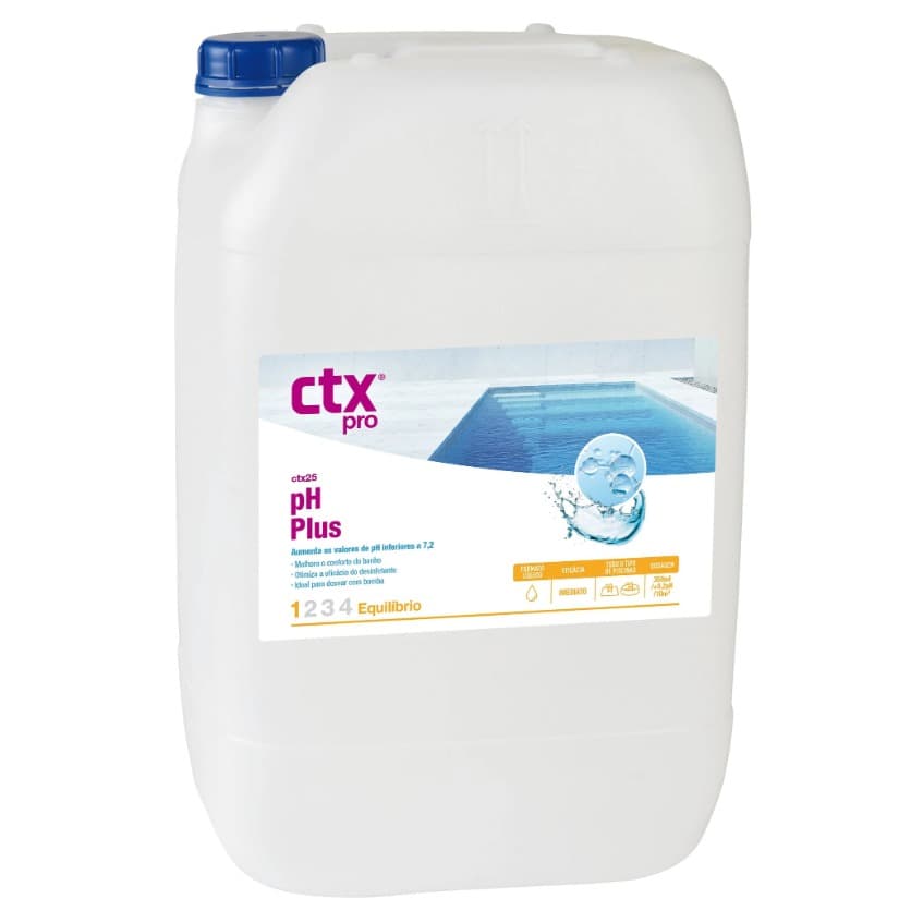 Incrementador de pH líquido CTX-25 25kg