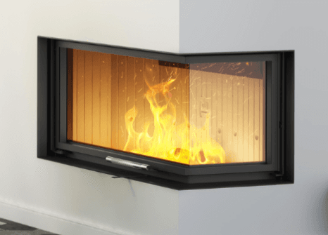 Recuperador de calor a lenha Tri-Desing QUINA 14KW - Lado Direito
