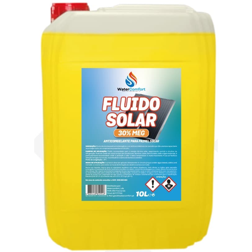 Anticongelante para painéis solares. 30% MEG 20L