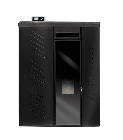 Salamandra a Pellets Slim Cristal 10 Kw Canalizável