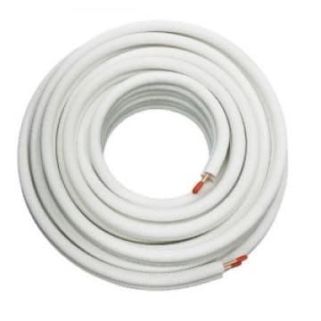 Tubo cobre HAICE 1/4'' x 0,8 mm isolado para refrigeração (rolo 50 m)