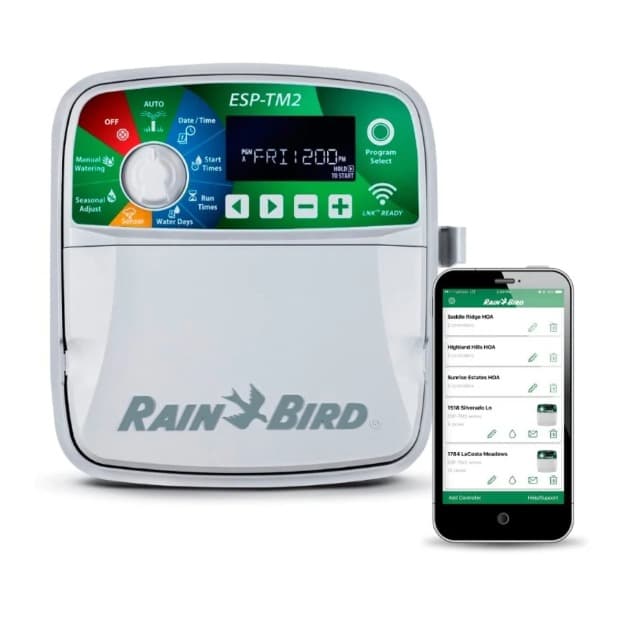 Controlador Programador Rain Bird TM2 4-230V int 8 estações
