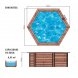 Foto 2: Piscina de Madeira Hexagonal RIVIERA 434x116