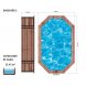 Foto 1: Piscina de Madeira Oval SUNRISE 727X396