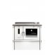 Foto 0: Fog�o com Forno a Lenha Branco Esmaltado Oliveirinha Porta em Vidro 6.8Kw